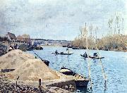 Alfred Sisley Seine bei Port Marly Spain oil painting artist